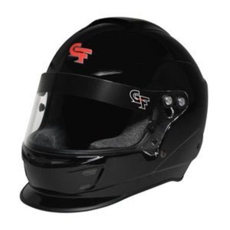 G-FORCE Full Face Reinforced Composite Shell With EPS Liner Snell SA 2020 Rated Medium Black 16004MEDBK